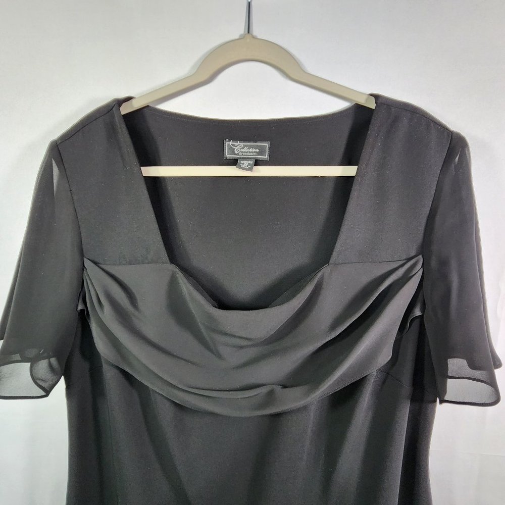Collection, Dressbarn, Vintage, Rouched Scoop Neck, SIze 22 (HD-18)
